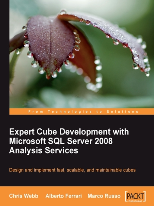 Title details for Expert Cube Development with Microsoft SQL Server 2008 Analysis Services by Alberto Ferrari - Wait list